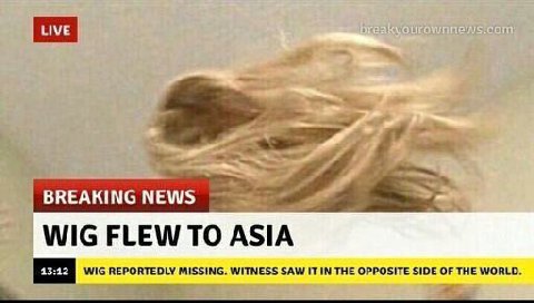 WIG FLEW ТО ASIA 3:22 WIG REPORTEDLY MISSING. WITNESS SAW IT IN THE OPPOSITE SIDE OF THE WORLD.