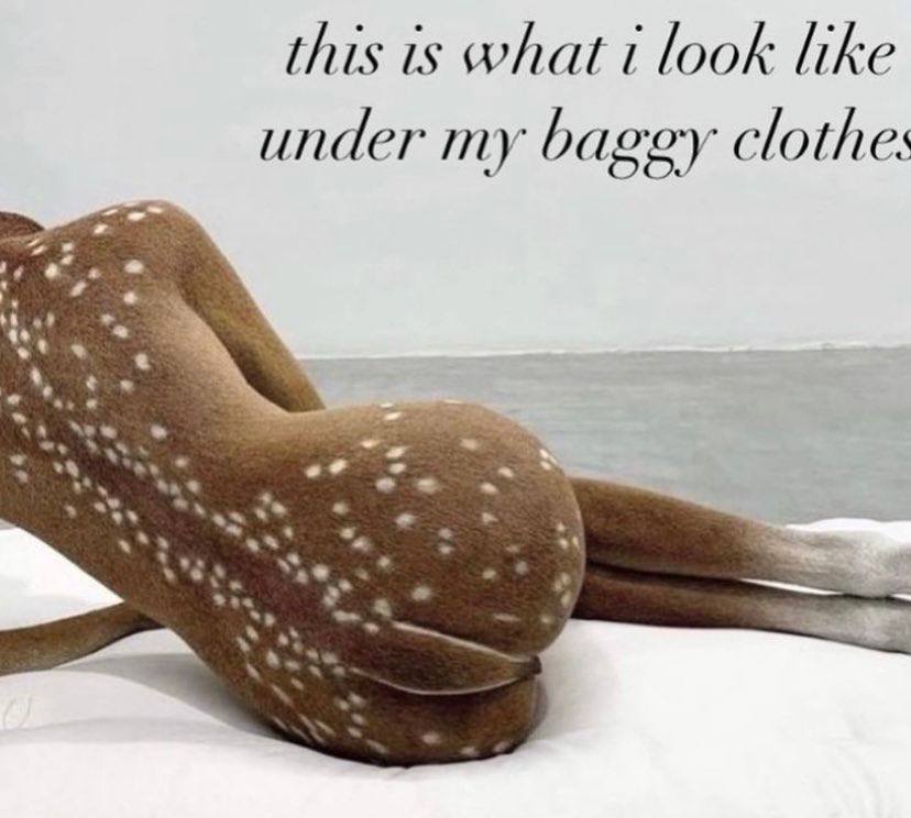 this what look like under my baggy clothe: