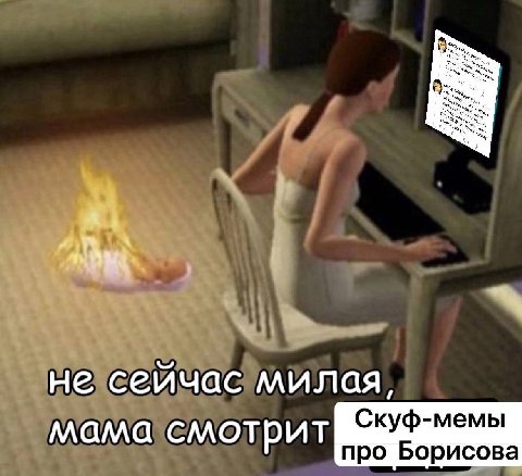не сейчас милая, мама смотрит про Борисова