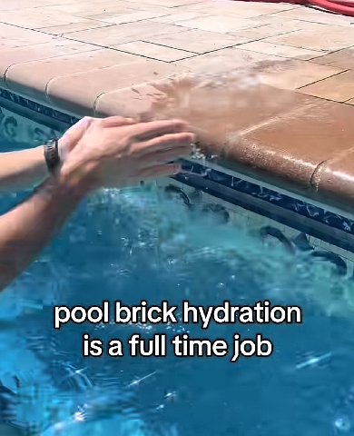 pool brick hydration isa full time job