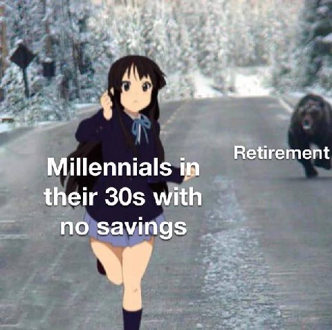 Retirement Millennials In their with no savings