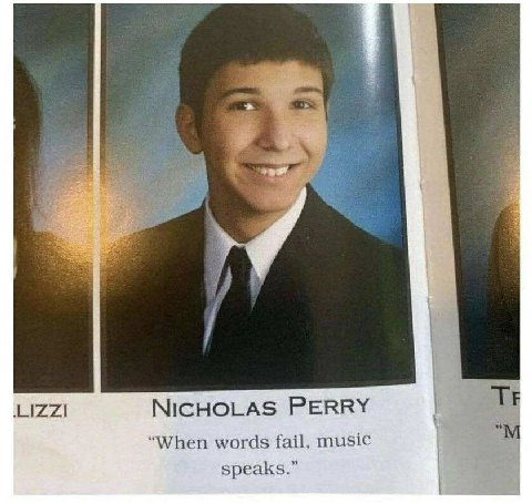 i wonder what respectable profession that young man will choose in the future