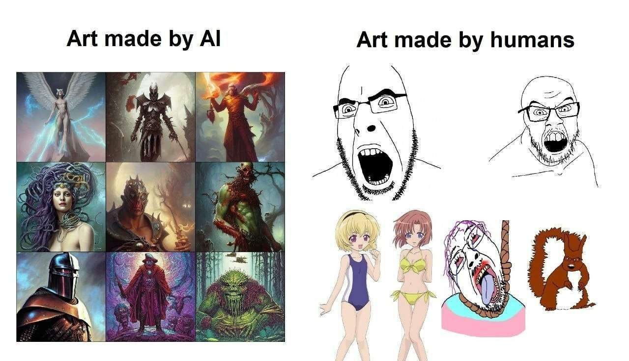 Art made Art made humans cae i 2