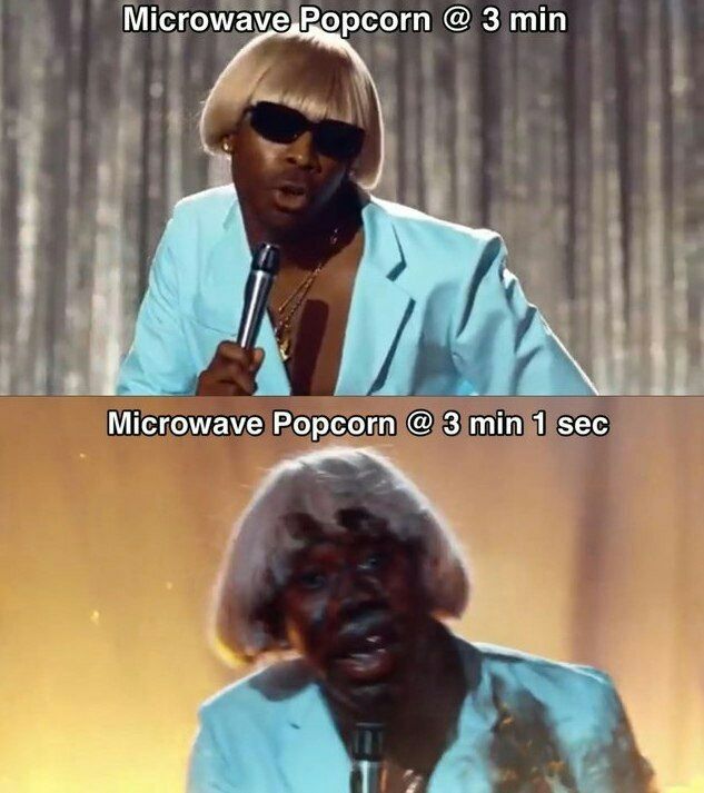 Microwave Popcorn 3 sec a Be