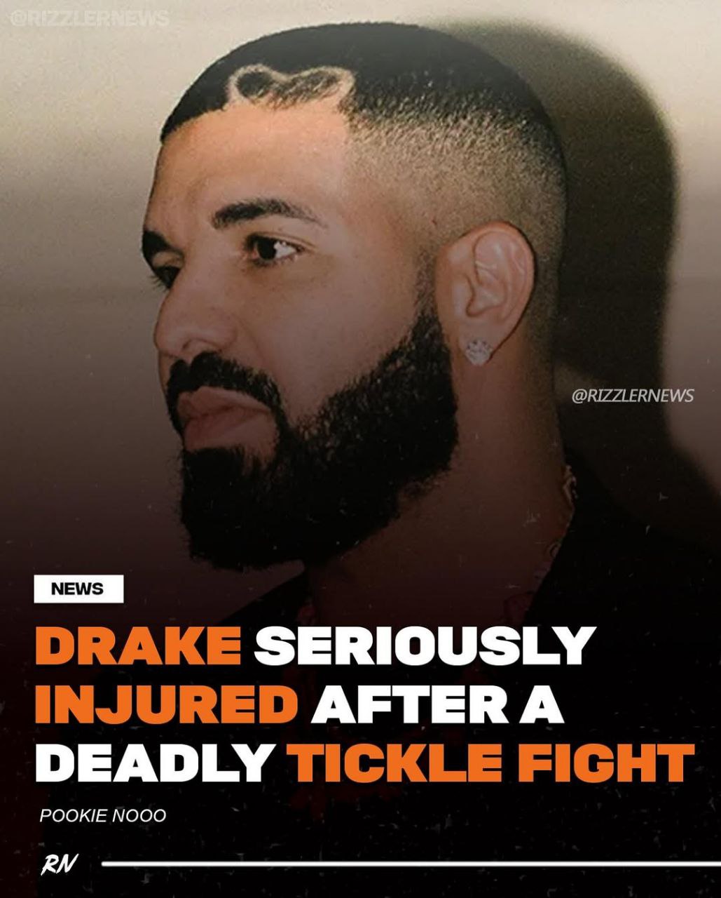 pong @RIZZLERNEWS DRAKE SERIOUSLY INJURED AFTERA DEADLY TICKLE FIGHT POOKIE NOOO