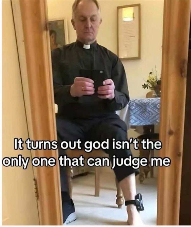 It turns out god isn’t the only one that can judge me