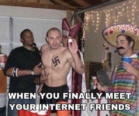 WHEN YOU FINALLY MEET YOURJINTERNET FRIENDS