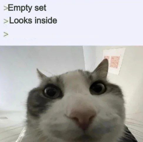 >Empty set inside