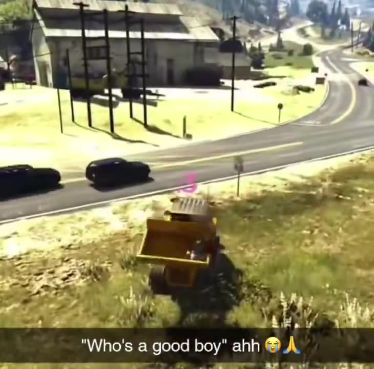 "Who's a good boy’ ahh