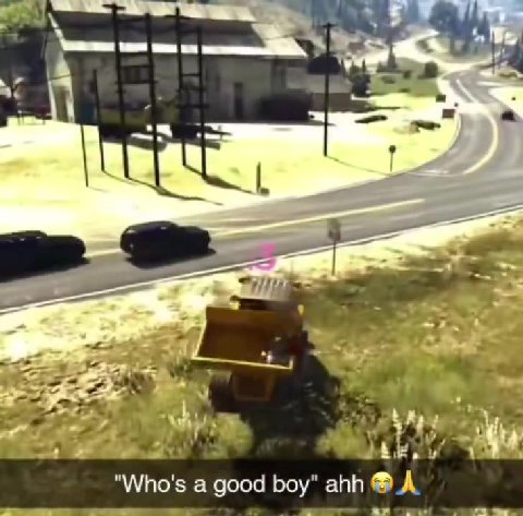 "Who's a good boy’ ahh