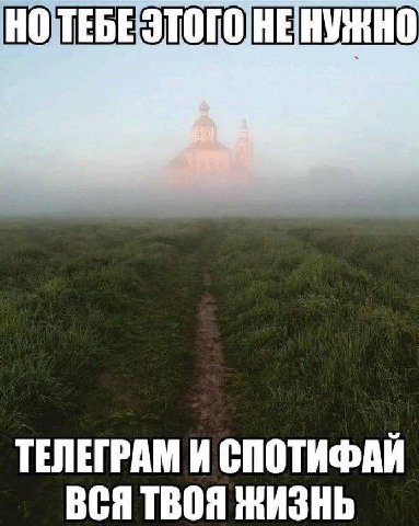 НЕНУЖНО ТЕЛЕГРАМ И СПОТИФАЙ ВСЯ ТВОЯ ЖИЗНЬ