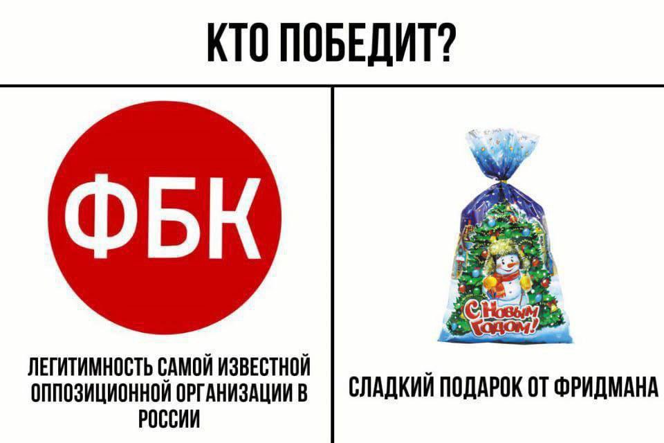 КТО ПОБЕДИТ? ЛЕГИТИМНОСТЬ САМОЙ ИЗВЕСТНОЙ ОППОЗИЦИОННОЙ ОРГАНИЗАЦИИ В СЛАДКИЙ ПОДАРОК ОТ ФРИДМАНА