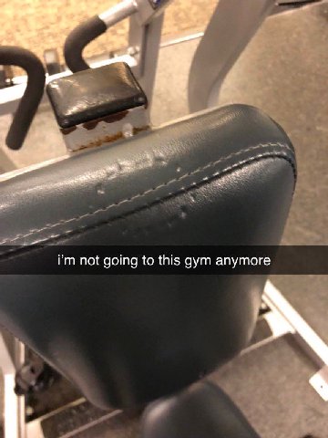not going to this gym anymore