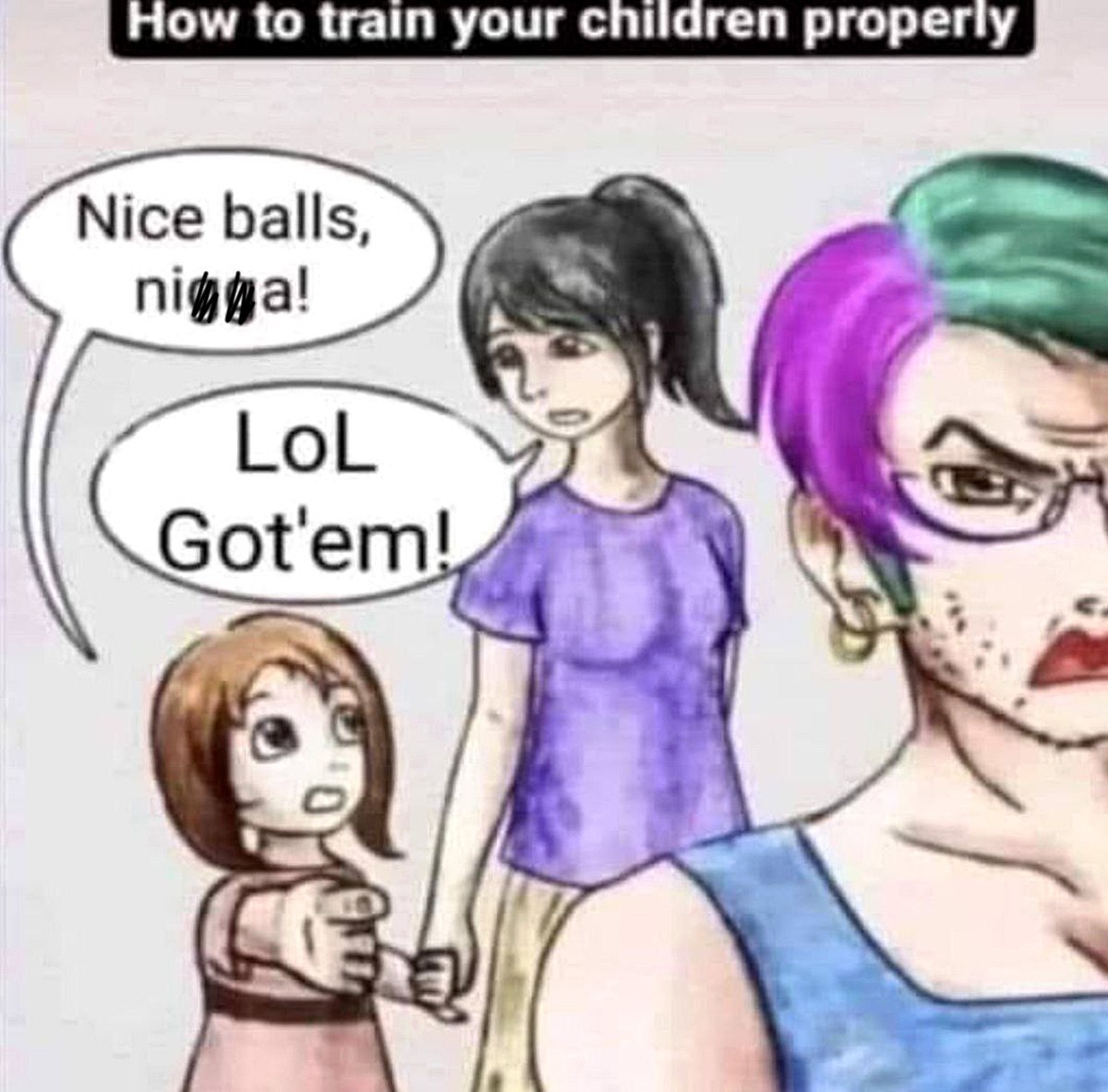 Nice balls, nigga! Got