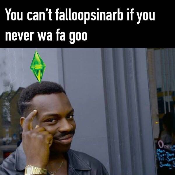 You cant if you never goo