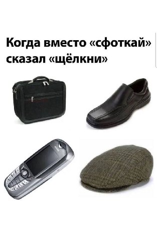 Когда вместо «сфоткай» сказал «щёлкни»