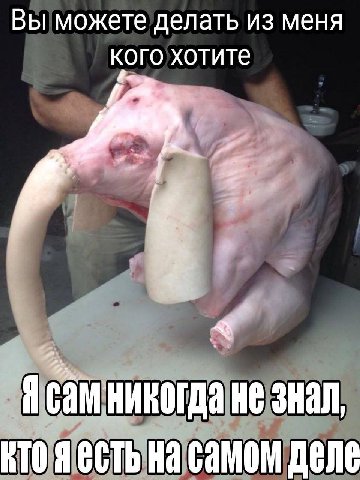 Вы можете делать из меня кого хотите не знал, самом деле