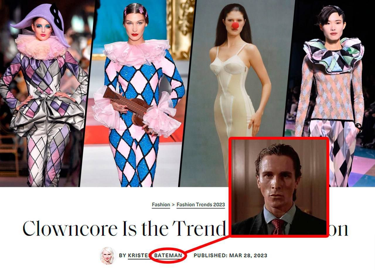 ery we Fashion Fashion Trends Clowncore Is the Trend