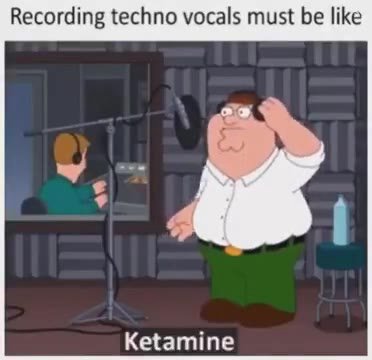 Recording techno vocals must be like