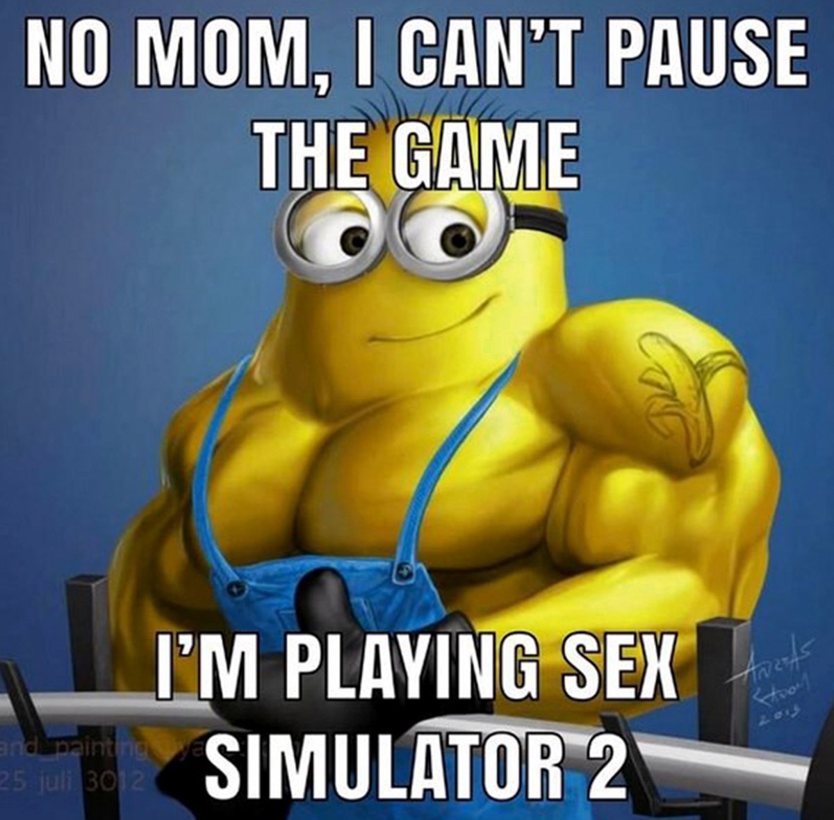 NO МОМ. CAN’T PAUSE THE 8 PLAYING SEX