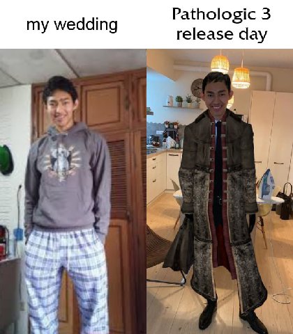 my wedding Pathologic 3 release day tre