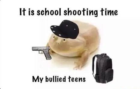 It is school shooting time My bullied teens
