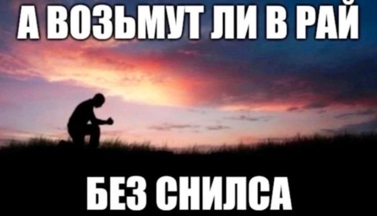 А ВОЗЬМУТ ЛИ В РАЙ СНИЛСА