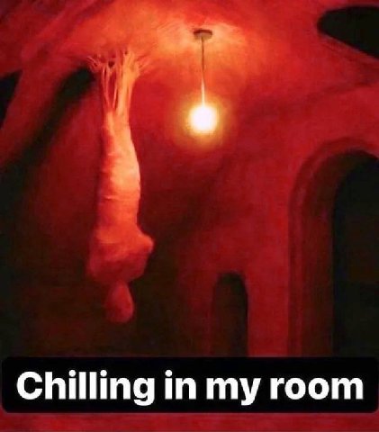 Chilling in my room