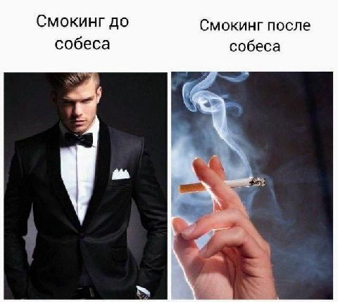 Смокинг до Смокинг после собеса собеса