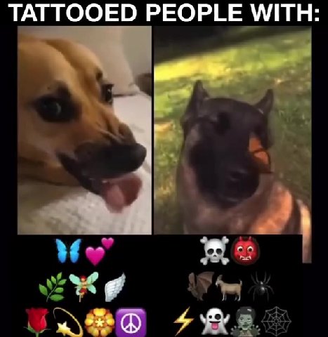 TATTOOED PEOPLE WITH: