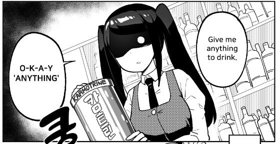 Give anything to drink, О-К-А-У 4 4 a