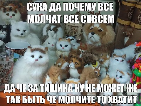 СУВА ДА ПОЧЕМУ BCE МОЛЧАТ ВСЕ СОВСЕМ in ДА ЧЕЗА ТАК БЫТЬ ЧЕ МОЛЧИТЕ ТО ХВАТИТ