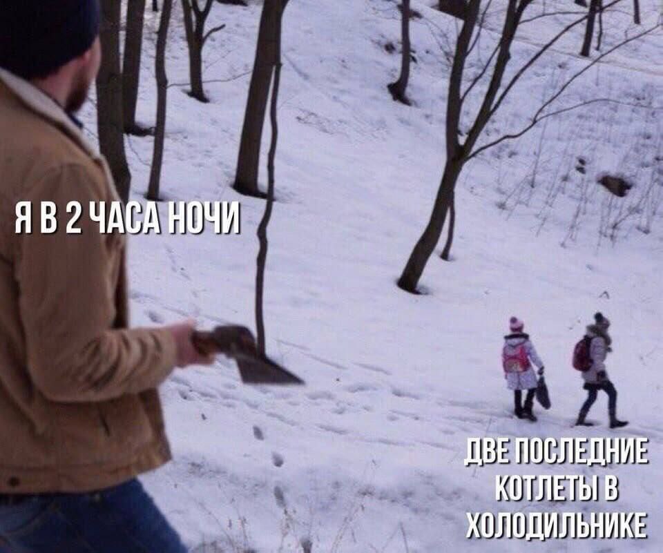 2 ЧАСА НОЧИ ДВЕ ПОСЛЕДНИЕ КОТЛЕТЫ В ХОЛОДИЛЬНИКЕ