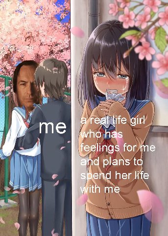 1 hee girl me has feelings for me and plans to spend her life С ith