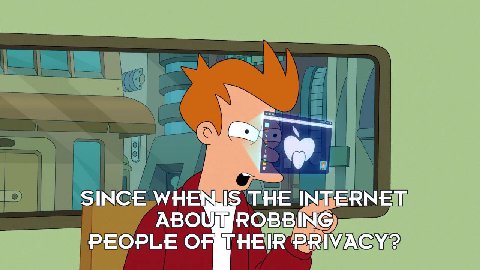 SINCE THE INTERNET ABOU ROBBING PEOPLE PRIVACY?