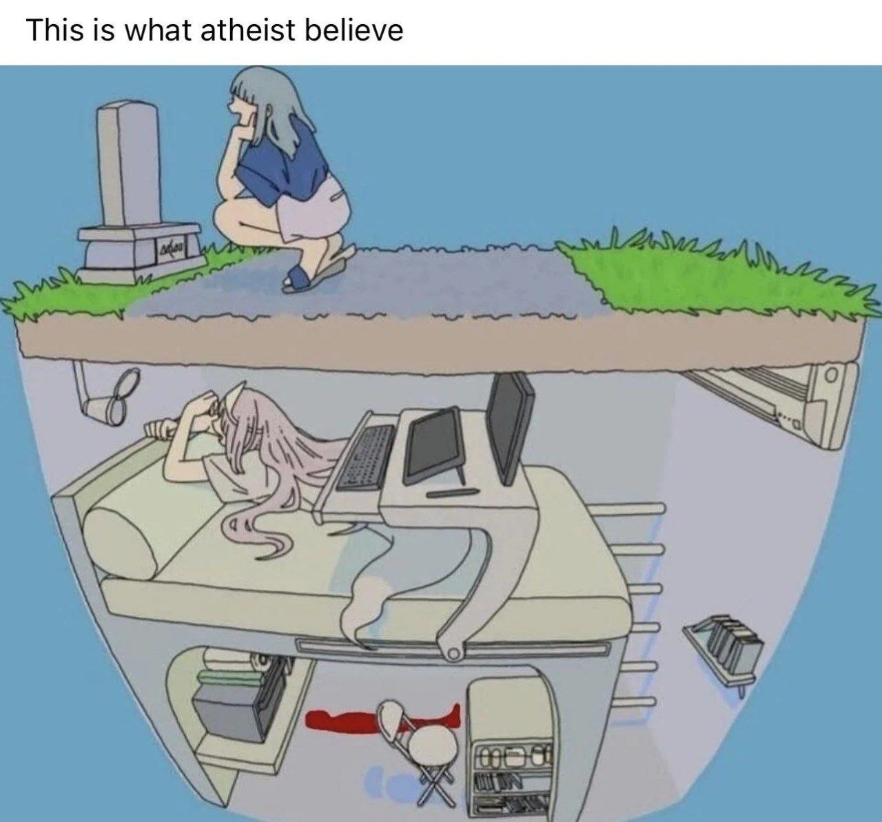 This is what atheist believe