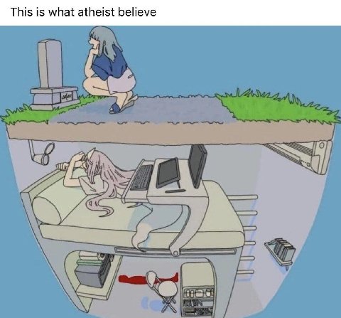 This is what atheist believe