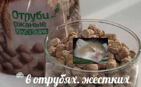 отрубях. жестких