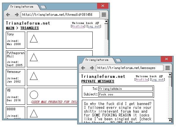 Triangleforum-net Welcome back WAIN [Profile] [Log out] Tony Joined: А Мау 2008 Pythagoran Phil Sept 2005 Joined: А Triangleforum-net Welcome back Jan 2002 PRIVATE MESSAGES Joined: Dec 2016 (USER BAS 