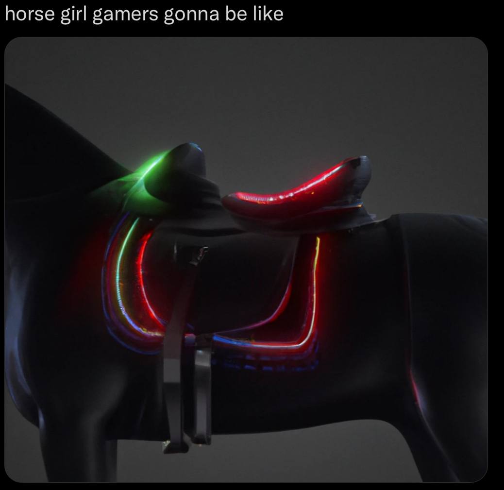 horse girl ватег$ gonna be like