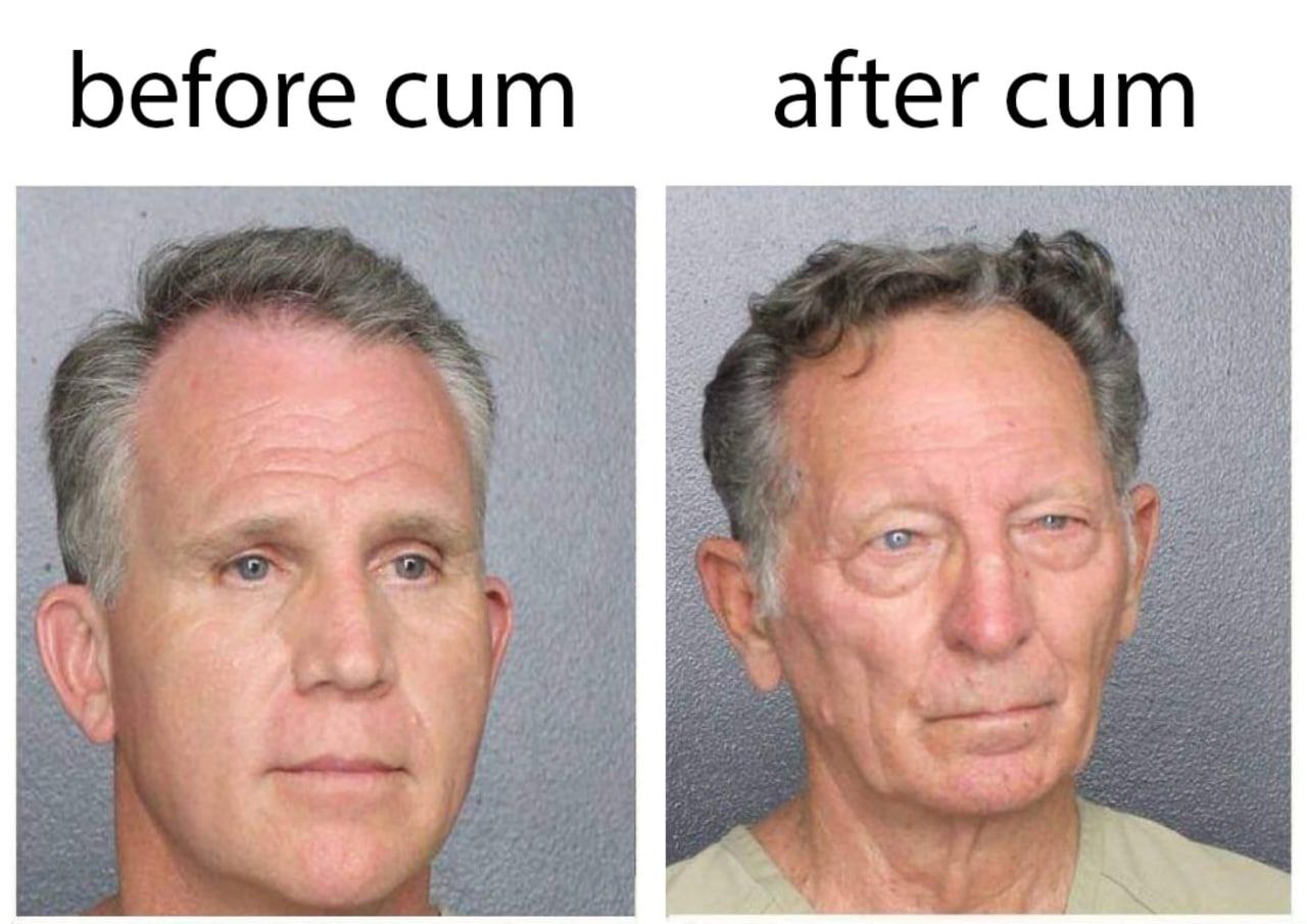 before сит after cum