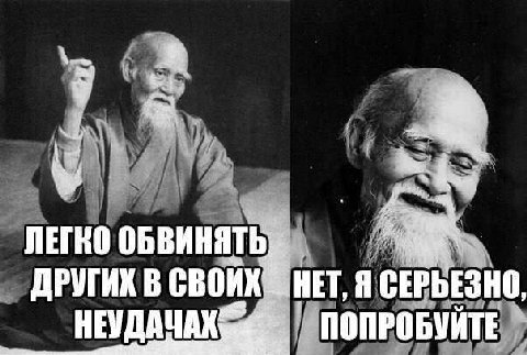 ОБВИНЯТЬ, ДРУГИХ В СВОИХ Я СЕРЬЕЗНО, ПОПРОБУИТЕ