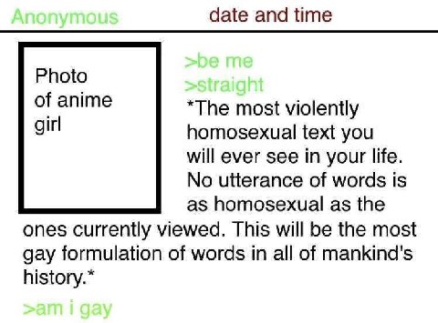 date and time Photo of anime *The most violently girl homosexual text you will ever see in your life. No utterance of words is as homosexual as the ones currently viewed. This will be the most gay for