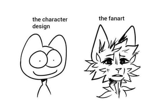 the character the fanart design