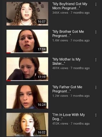 "My Boyfriend Got My Mom Pregnant views 7 months ago Brother Got Pregnant views 7 months ago 17:04 "My Mother Is My Sister. views 7 months ago 17:19 Father Got Me Pregnant views 7 months ago In Love W