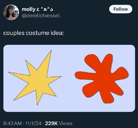 molly с @derelictvessel couples costume idea: 8:43 11/1/24 Views