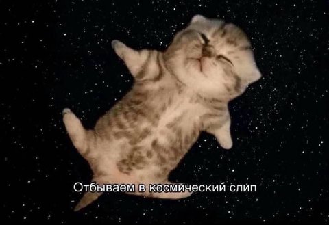 Отбываем в космический слип