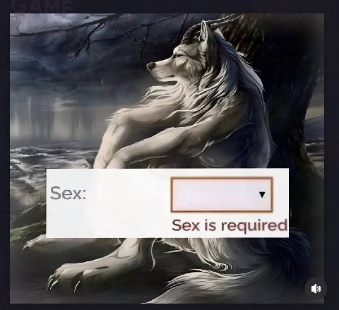 Sex Sex is required