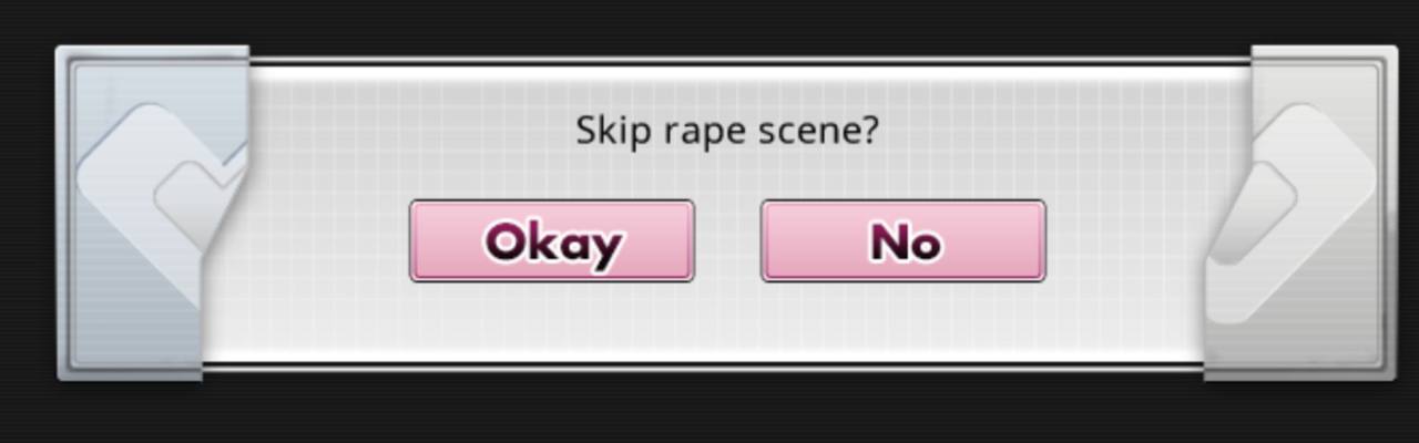 Skip rape scene? No Okay