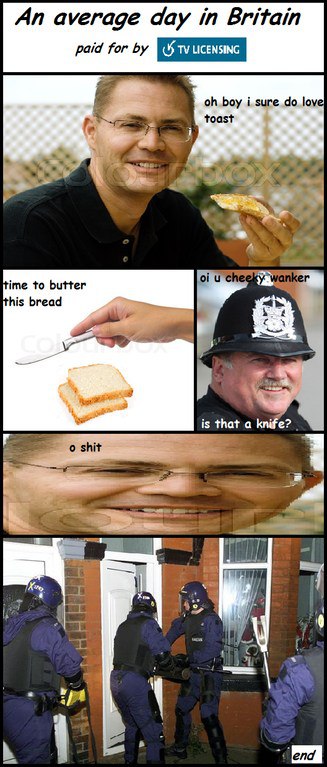 An average day Britain boy i sure love toast к A 4 ime to butter ‘cheeky wank his bread is that a Кифе?. 3 a i 9